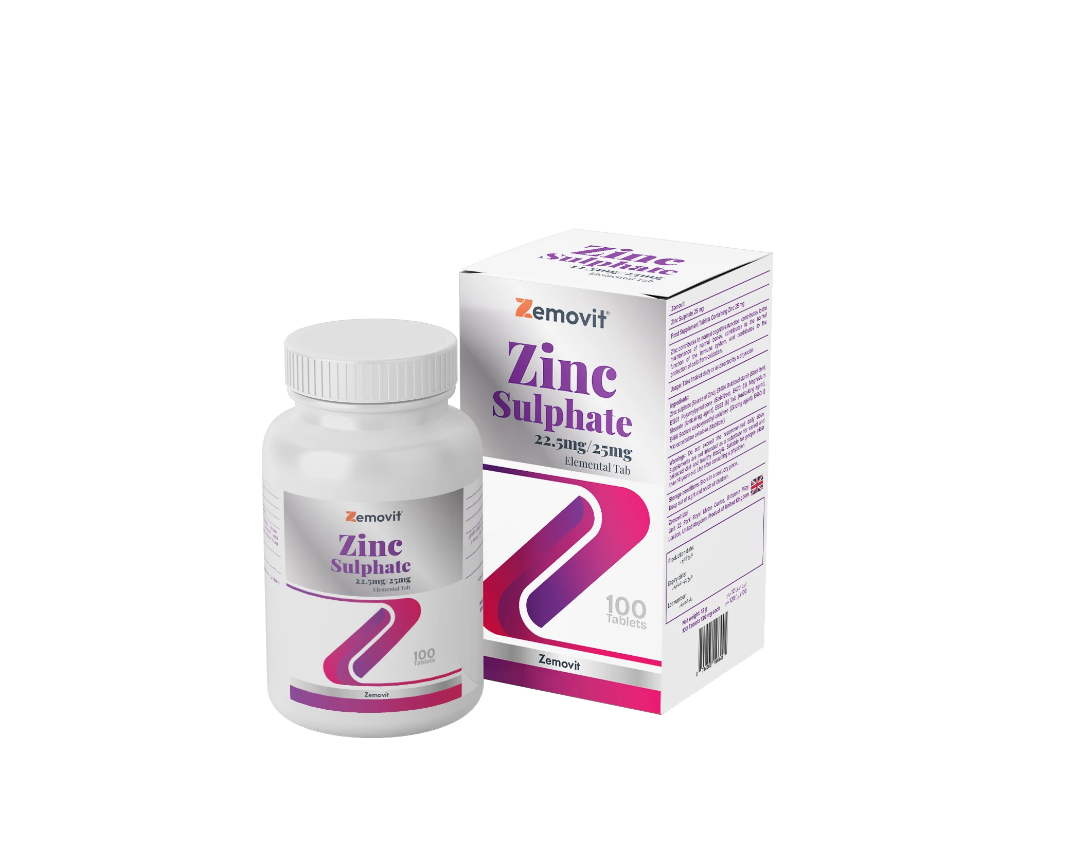 Zinc Sulphate 25 mg